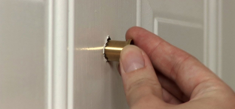 peephole door repair in Colton