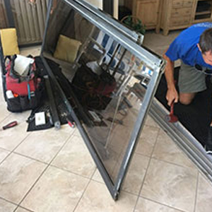 sliding glass door frame repair Colton